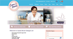 Desktop Screenshot of cassiebrown.com